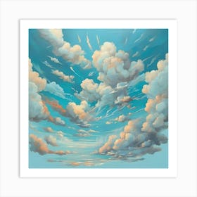 Clouds In The Sky Art Print