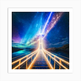 Light bridge Art Print