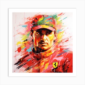 Michael Schumacher Art Print