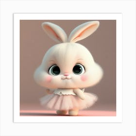 Cute Bunny 1 Art Print