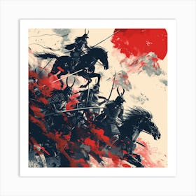 Samurai Warriors Art Print