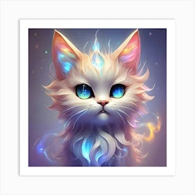 Cute Cat 5 Art Print