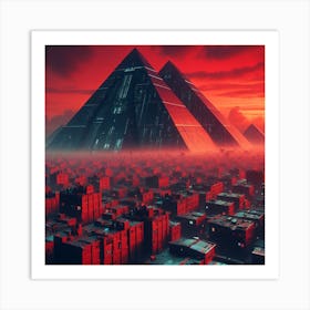 Red Metal Art Print