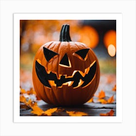 Halloween Pumpkin 13 Art Print