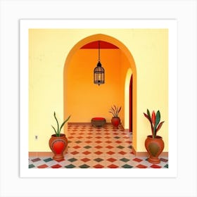 Entrance To A Mexican House Art Print