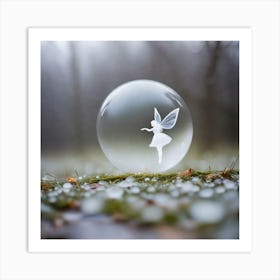 Fairy in a bubble  Art Print