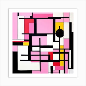 Pink Industrial Revolution II Art Print