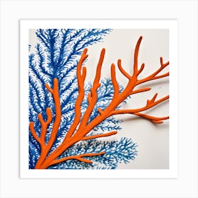 Coral Branch Art Print