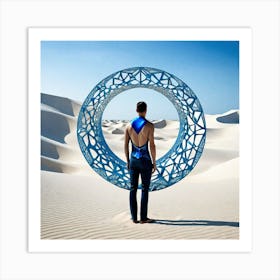 Ring In The Sand Art Print