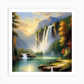 Waterfall 31 Art Print