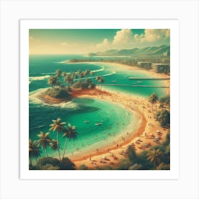 Hawaiian Beach Art Print