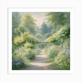 Garden Path 8 Art Print