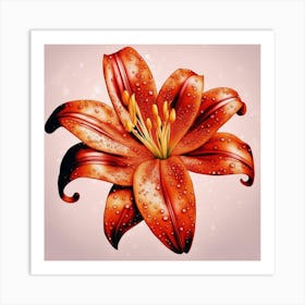 Red Lily 1 Art Print