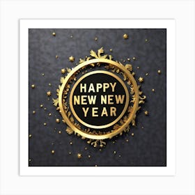 Happy New Year 16 Art Print