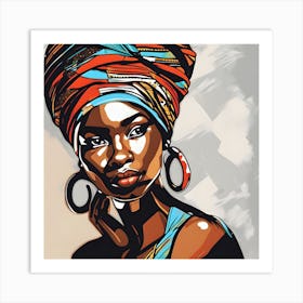 African Woman Art Print