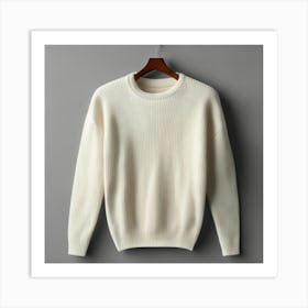 White Sweater Art Print