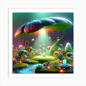 Fairy Garden 1 Art Print