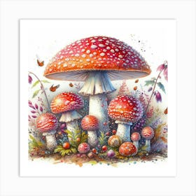 Fly agaric Art Print