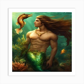 Mermaid 4 Art Print