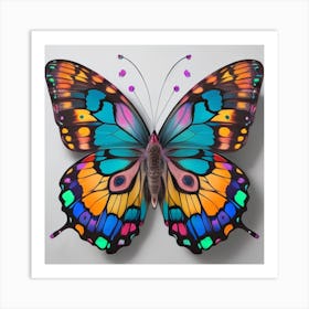 Colorful Butterfly Art Print