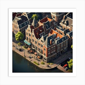 City In The Netherlands Art Print