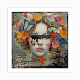 Can’t see beauty Art Print