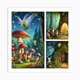 Fairy Forest 2 Art Print