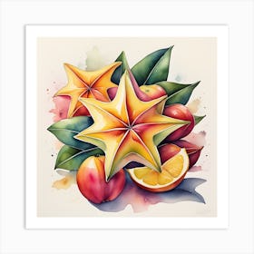 Starfruit Art Print