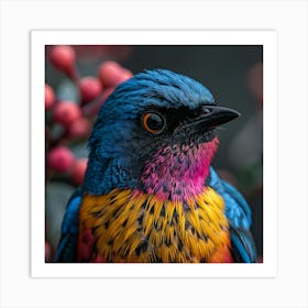 Colorful Bird 6 Art Print