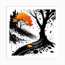 Autumn Trees 10 Art Print