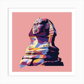 A Sphinx In Giza Minimal Illustration 1719991507 1 Art Print