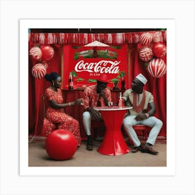 Coca Cola Ad Art Print