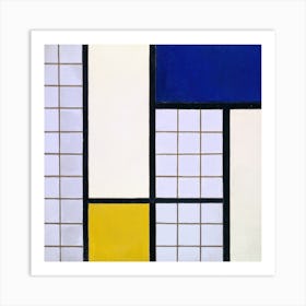 Composition In Half Tones, Theo Van Doesburg Square Art Print