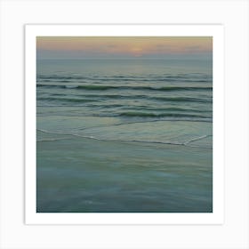 Sunset At The Beach 10 Art Print