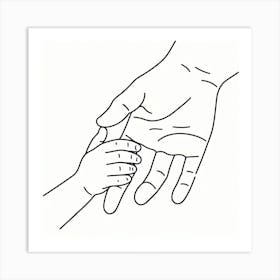 Hand Art Art Print