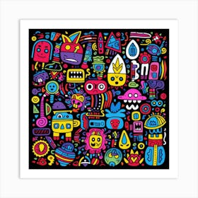 Doodles Art Print