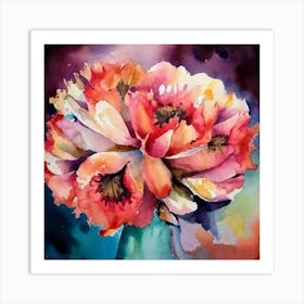 In full bloom : Flower wall decor delights Art Print