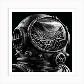 Hill diver IV Art Print