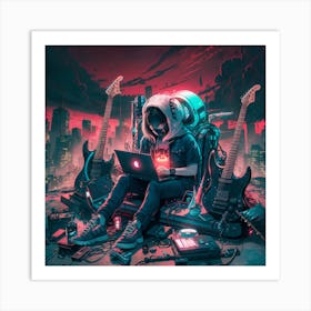 DJ HUNZO Art Print