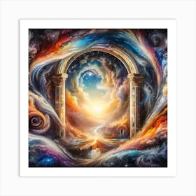 Psychedelic Painting Art Print