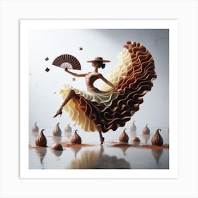 Chocolate Dancer Art Print