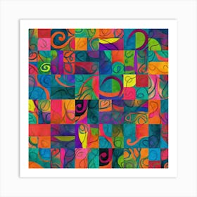 Abstract Painting 66 Art Print