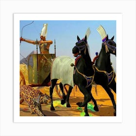 Egyptian Chariot 4 Art Print