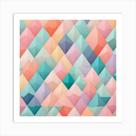 Abstract Triangles 8 Art Print