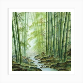 Bamboo Serenade 2 Art Print