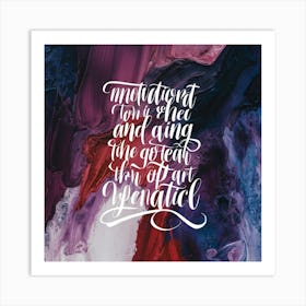 Calligraphy 4 Art Print