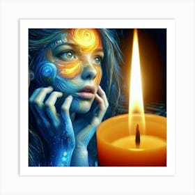 Tarot Card Reading Art Print