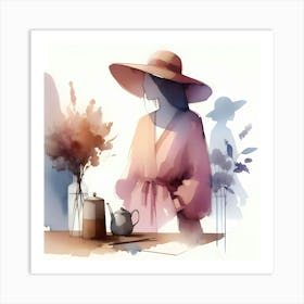 Watercolor Painting 6 Art Print