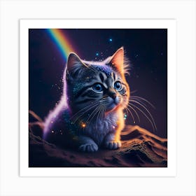 Cat Galaxy (62) Art Print