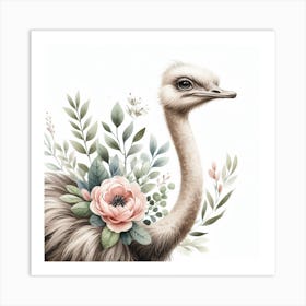 Ostrich Art Print